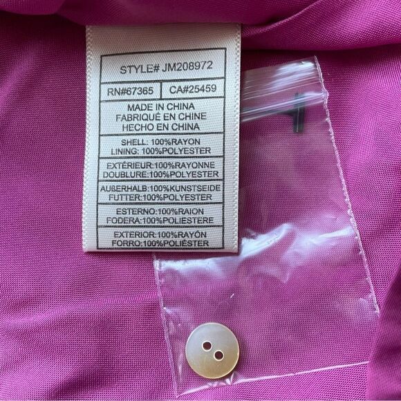 NWT Betsey Johnson Pink/Purple Vines of Bali Mini Dress - Size: Small - Picture 9 of 13